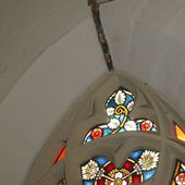 Seit der Silvesternacht klafft oberhalb eines Fensters an der Nordseite der Basilika ein mehrere Zentimeter breiter Riss.